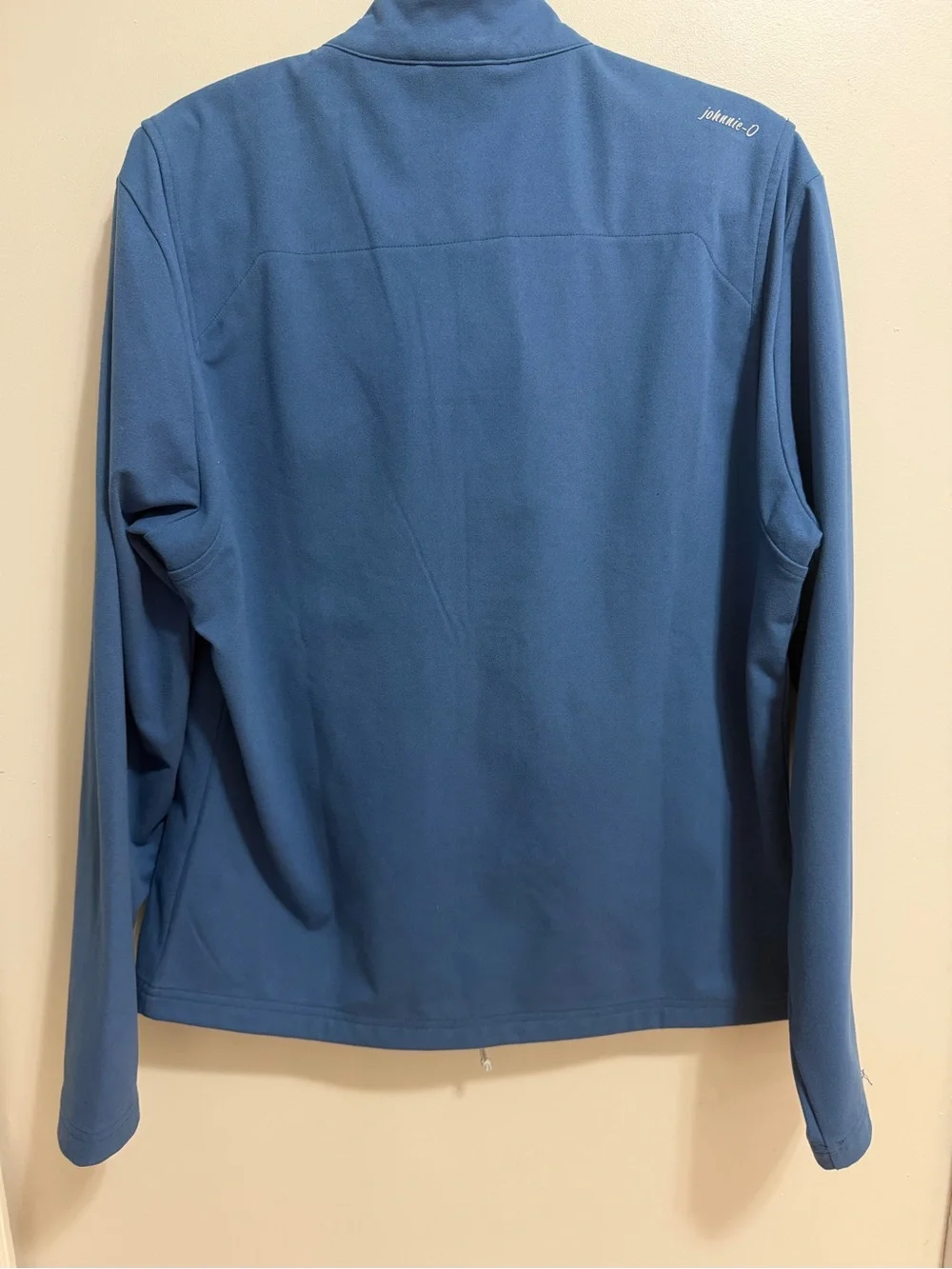 johnnie-O The Fade PREP-FORMANCE Wind Jacket Small Lake Blue Full Zip Golf